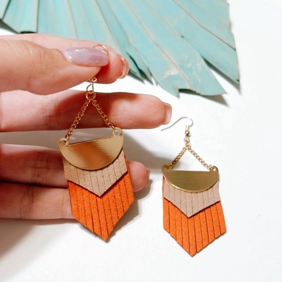 Boho statement earrings #236 - Picture 1 of 2